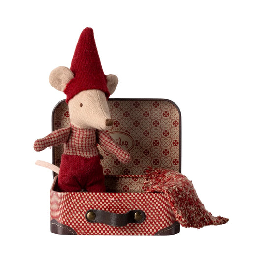 Maileg Christmas Mouse - Baby in a Suitcase