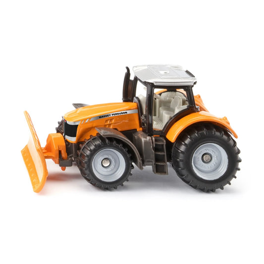 Siku Yellow Massey Ferguson Tractor with Snowplow
