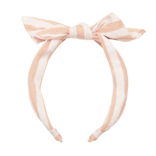 Wide Stripe Tie Headband