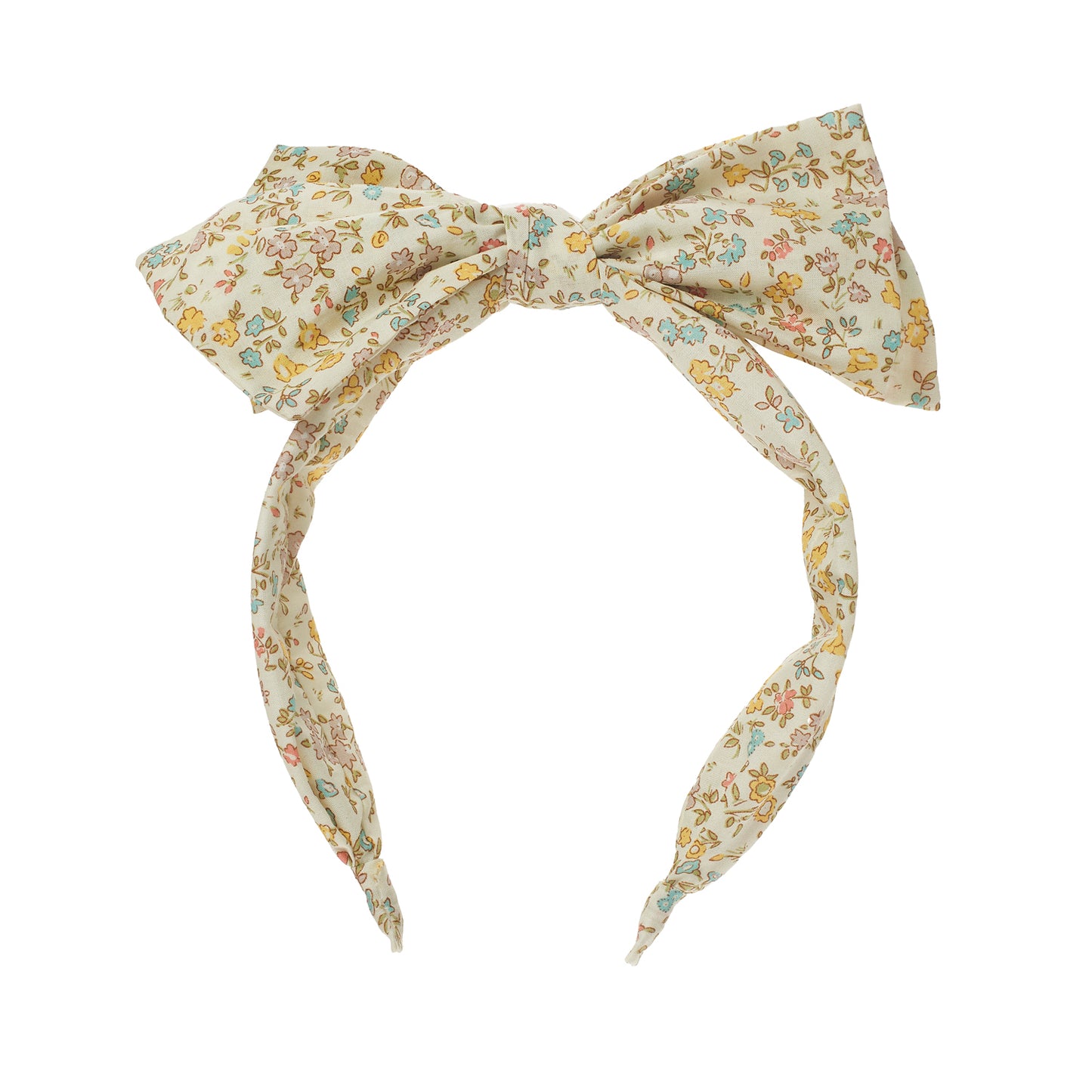 Petal Floral Double Bow Headband