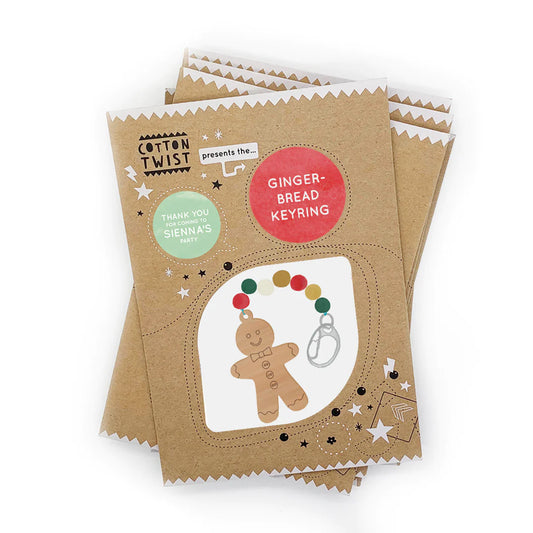 Make Your Own Gingerbread Character Keyring