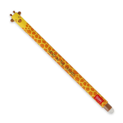 Legami Erasable Giraffe Pen - Black Ink