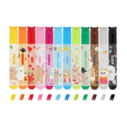 Legami Teddy Friends Marker Pens