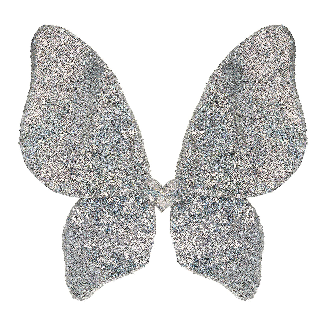 Silver Sparkle Sequin Wings
