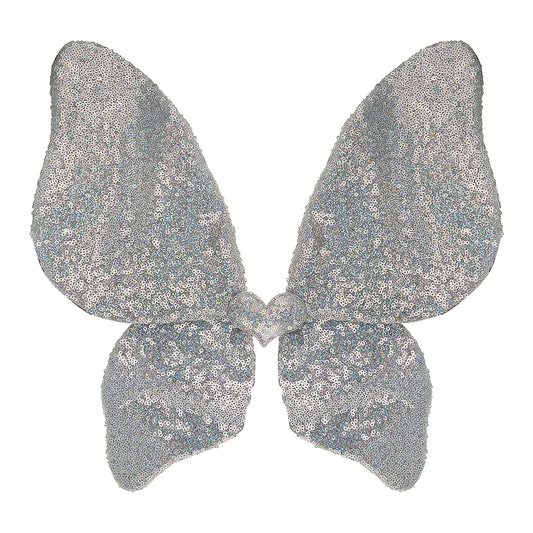 Silver Sparkle Sequin Wings