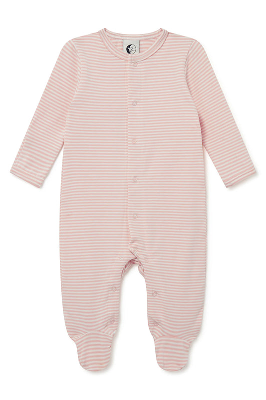 Baby Sleepsuit Marshmallow Stripe