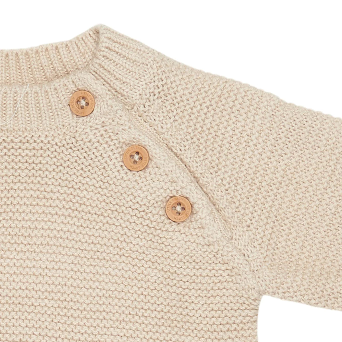 Little Dutch Knitted One Piece Suit (Sand)