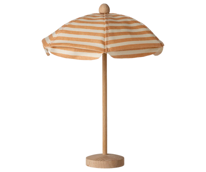 Maileg Mouse Beach Umbrella - Soft Coral