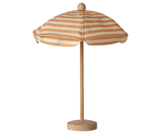 Maileg Mouse Beach Umbrella - Soft Coral