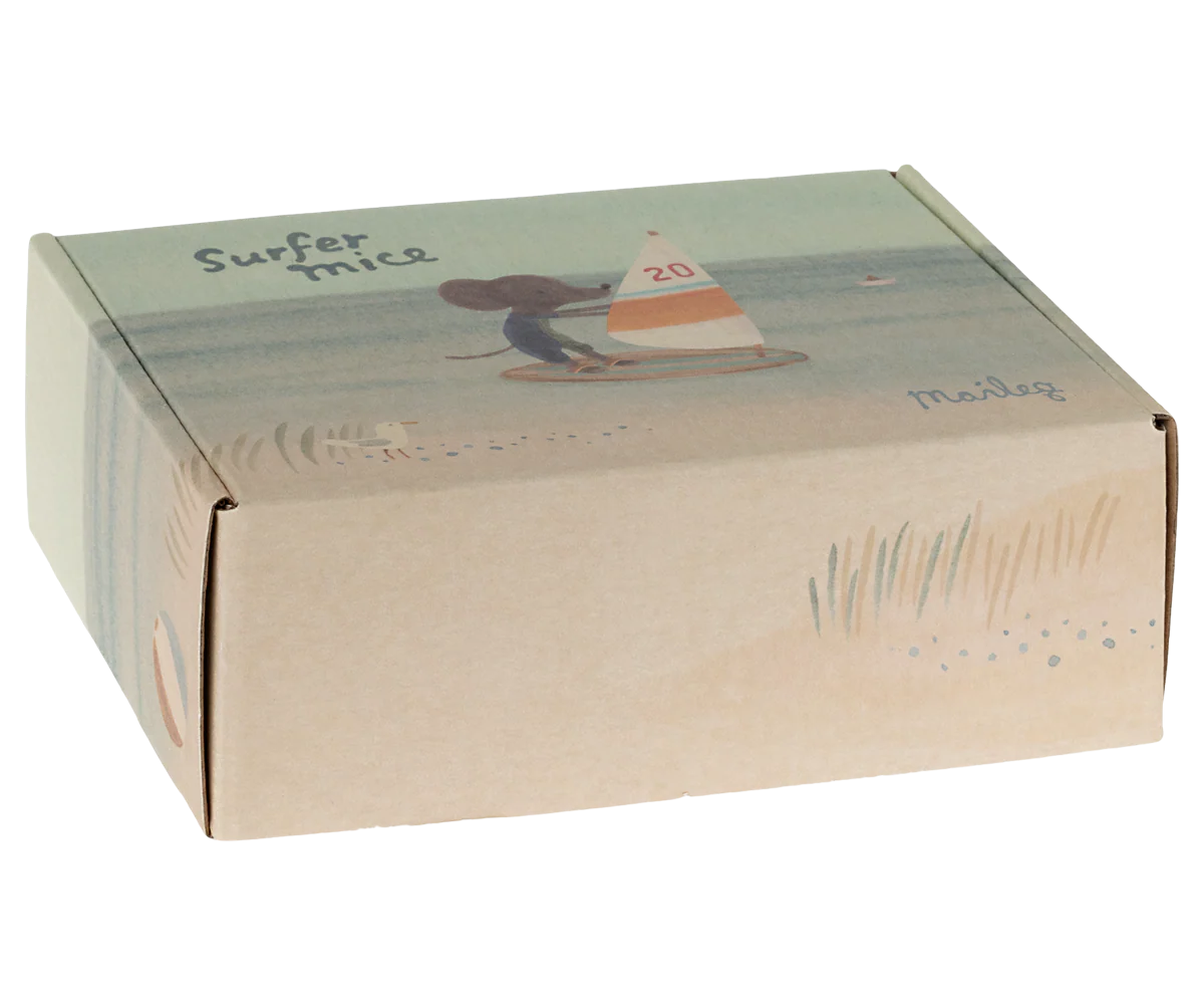 Maileg Little Brother Windsurfer Beach Mouse