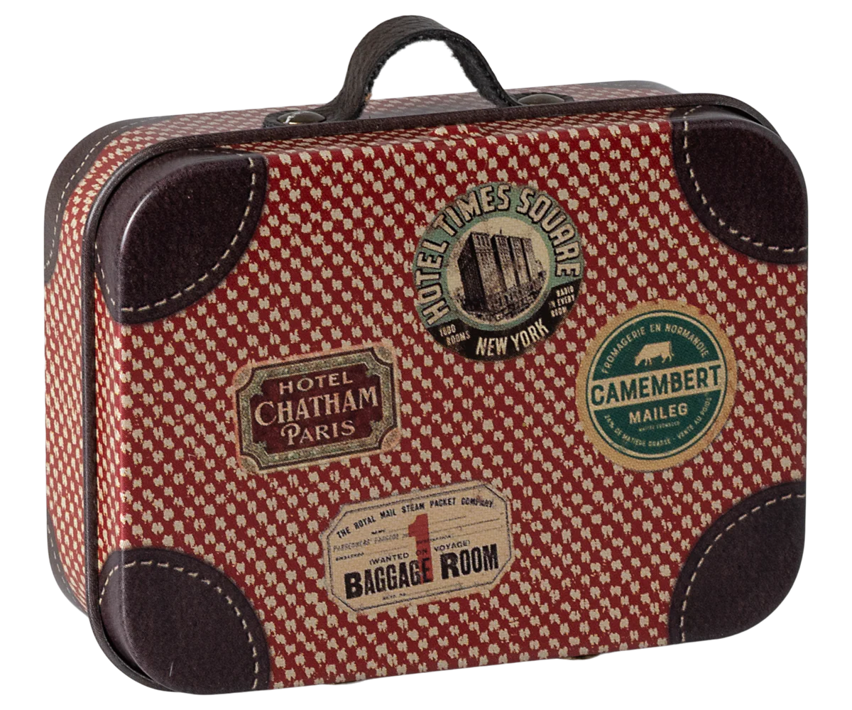 Maileg Micro Metal Suitcase - Red