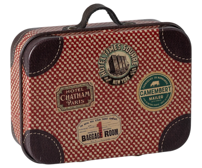Maileg Micro Metal Suitcase - Red
