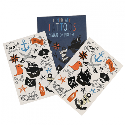 Temporary Tattoos - Beware of the Pirates