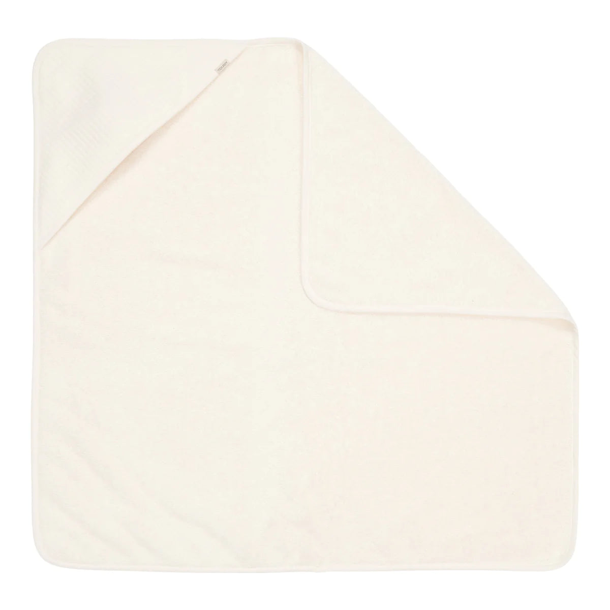 Little Dutch Hooden Baby Towel - Pure Soft White