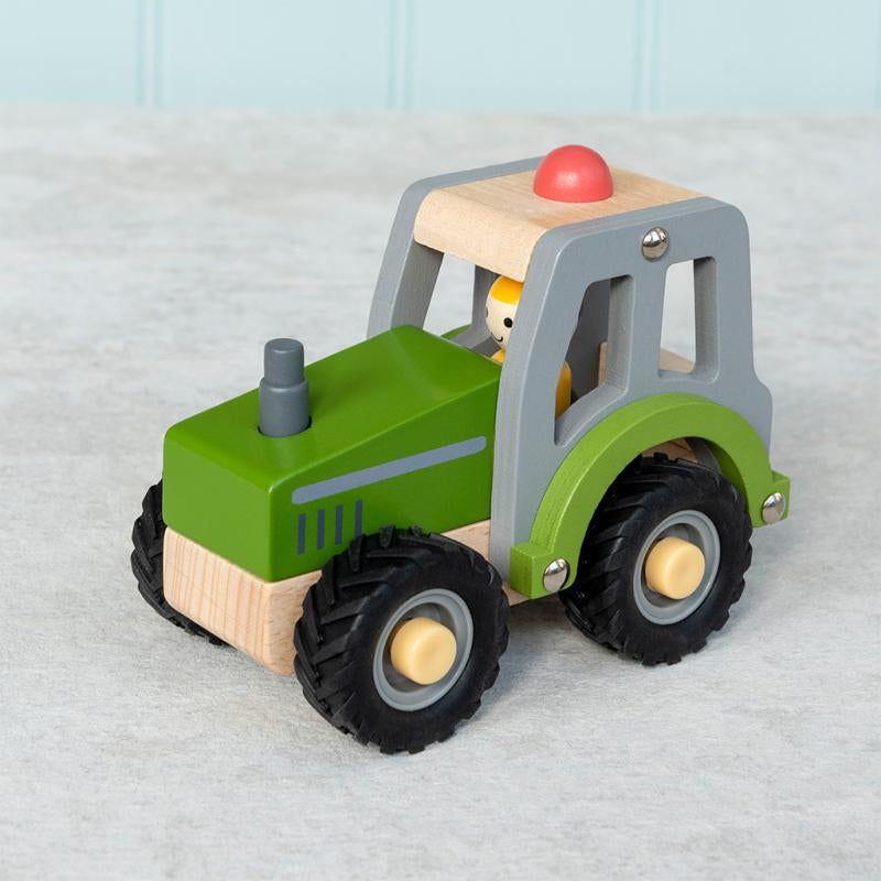 Wooden Push Along Vehicle - Tractor