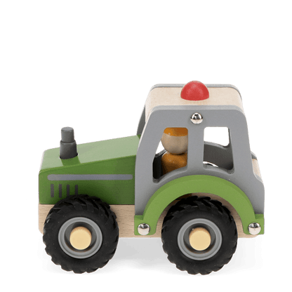 Wooden Push Along Vehicle - Tractor