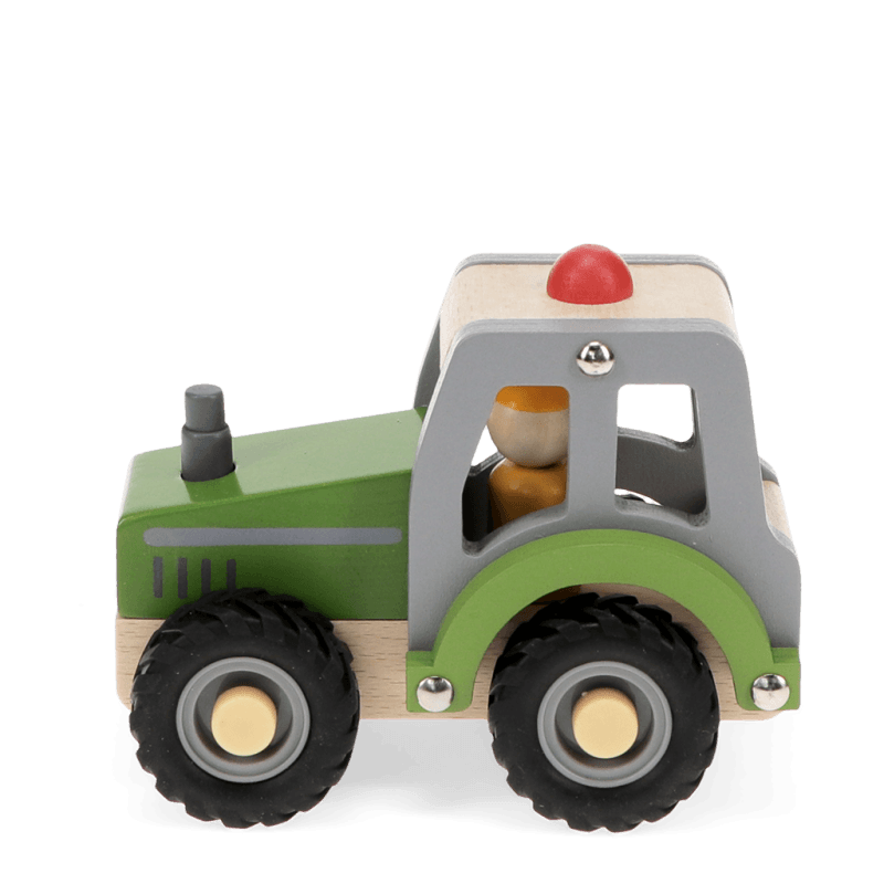 Wooden Push Along Vehicle - Tractor