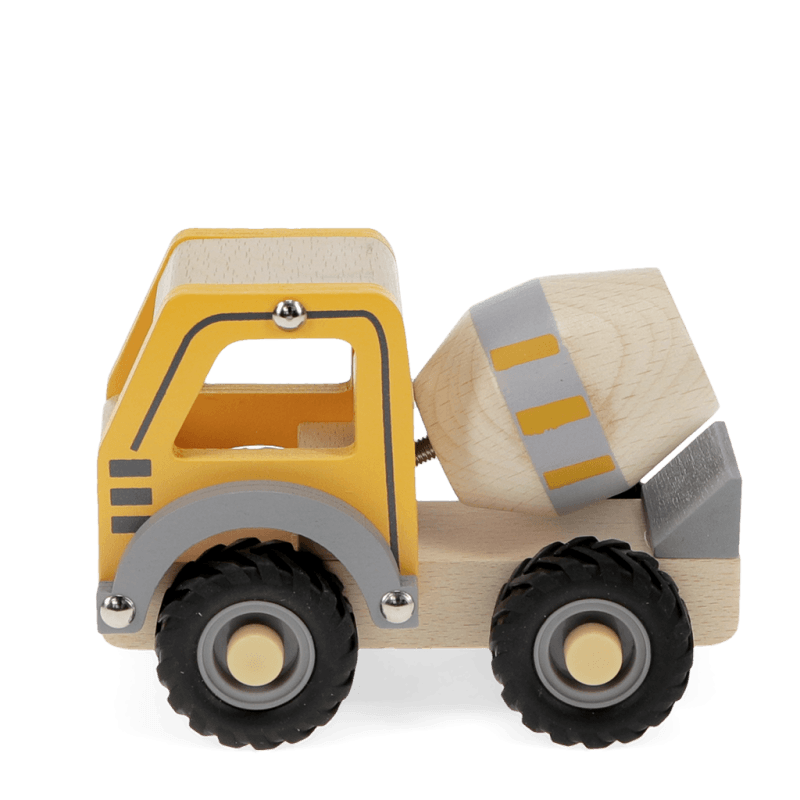 Wooden Push Along Vehicle - Mixer Truck