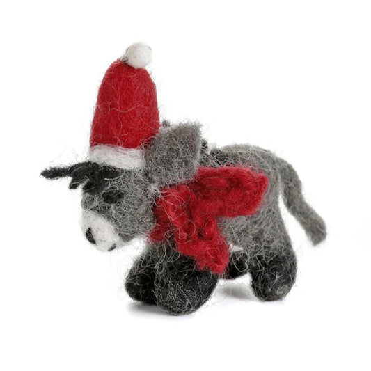 Mini Donkey Christmas Tree Decoration