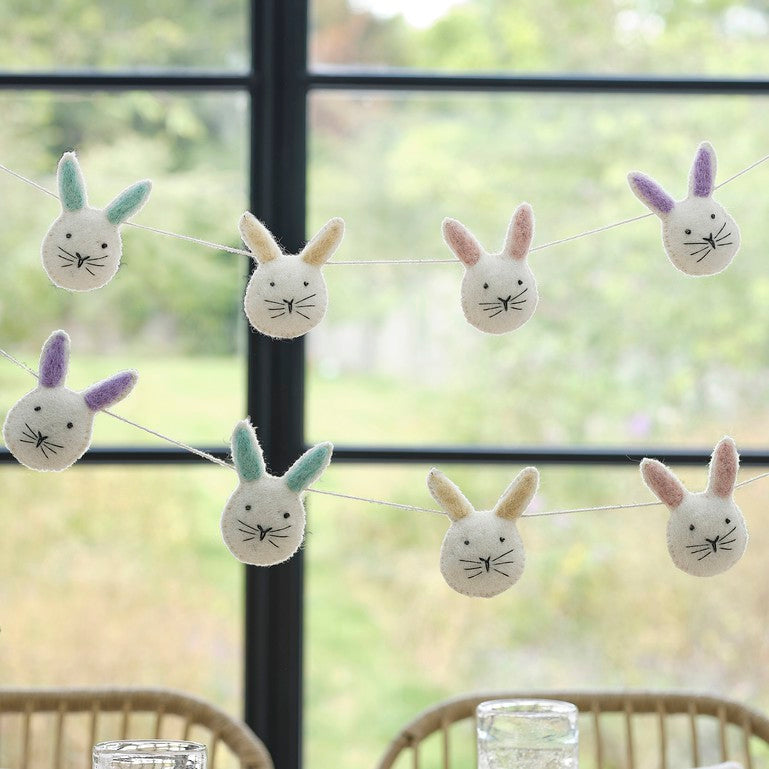 Felt Bunny Bunting