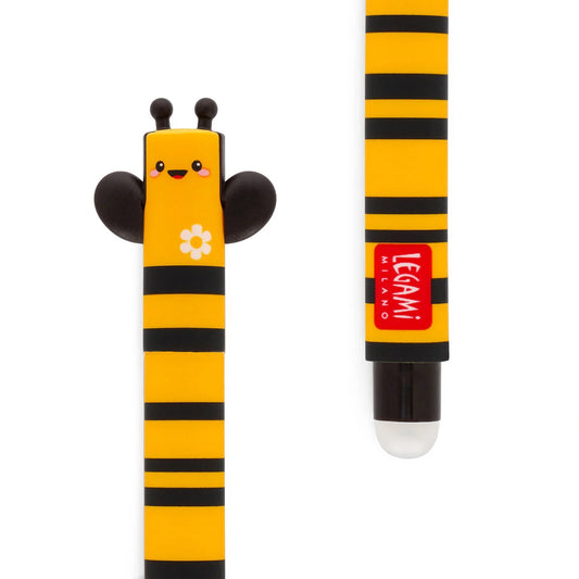 Legami Erasable Bee Pen - Black Ink