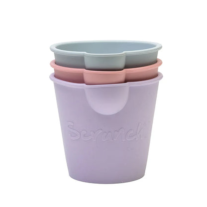 Scrunch Mini Bath Bucket Set - Pastel