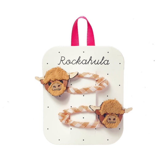 Hettie Highland Cow Hair Clips