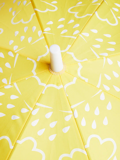 Colour Revealing Kids Umbrella - Yellow