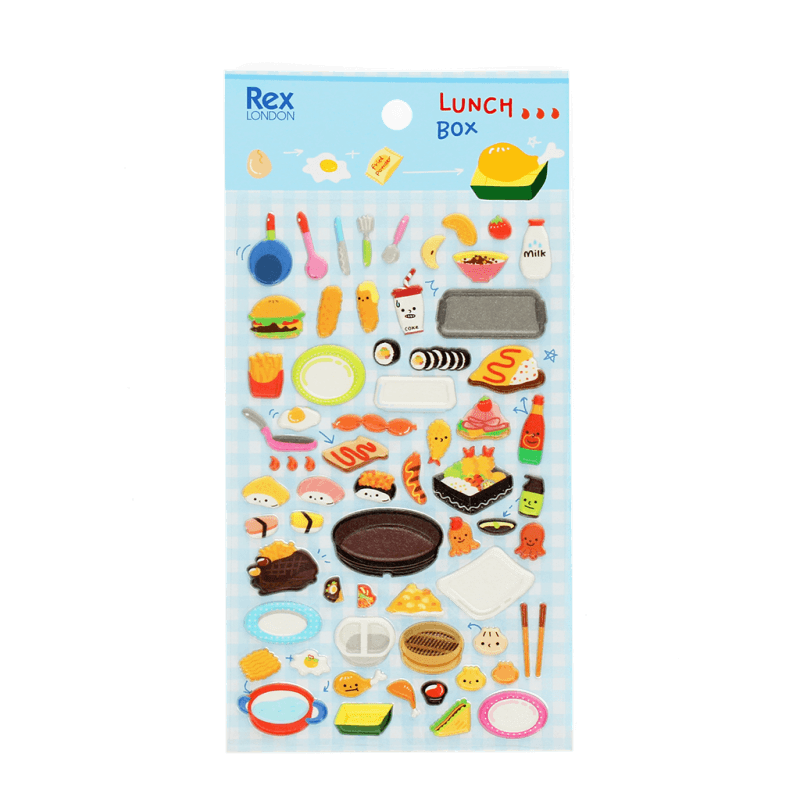 3D Puffy Stickers - Lunch Box