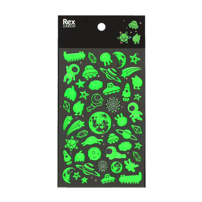 3D Puffy Stickers - Space (Glow in the dark)