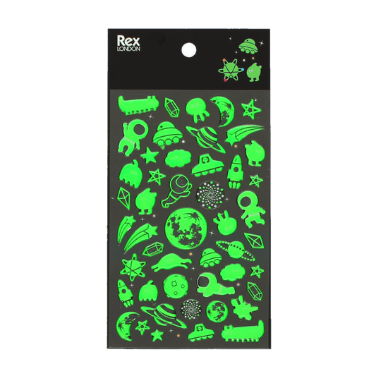 3D Puffy Stickers - Space (Glow in the dark)