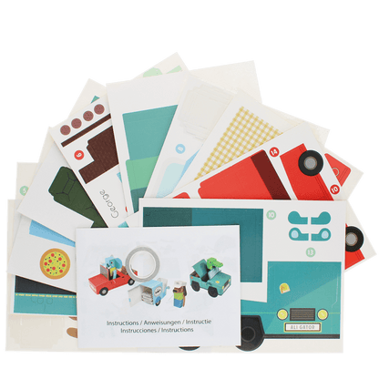 Make Your Own 3D Card Animal Play Set