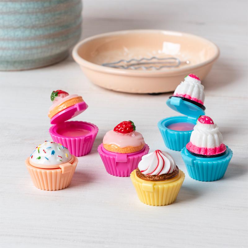 Mini Berry Scented Lip Balm - Cupcake
