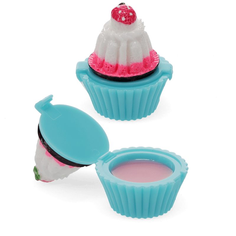 Mini Berry Scented Lip Balm - Cupcake