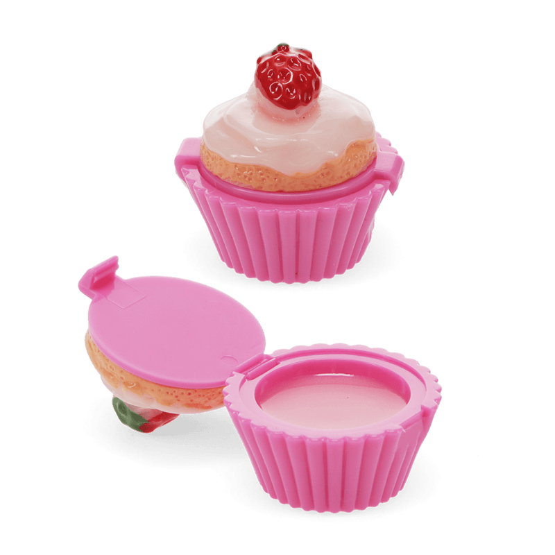 Mini Berry Scented Lip Balm - Cupcake