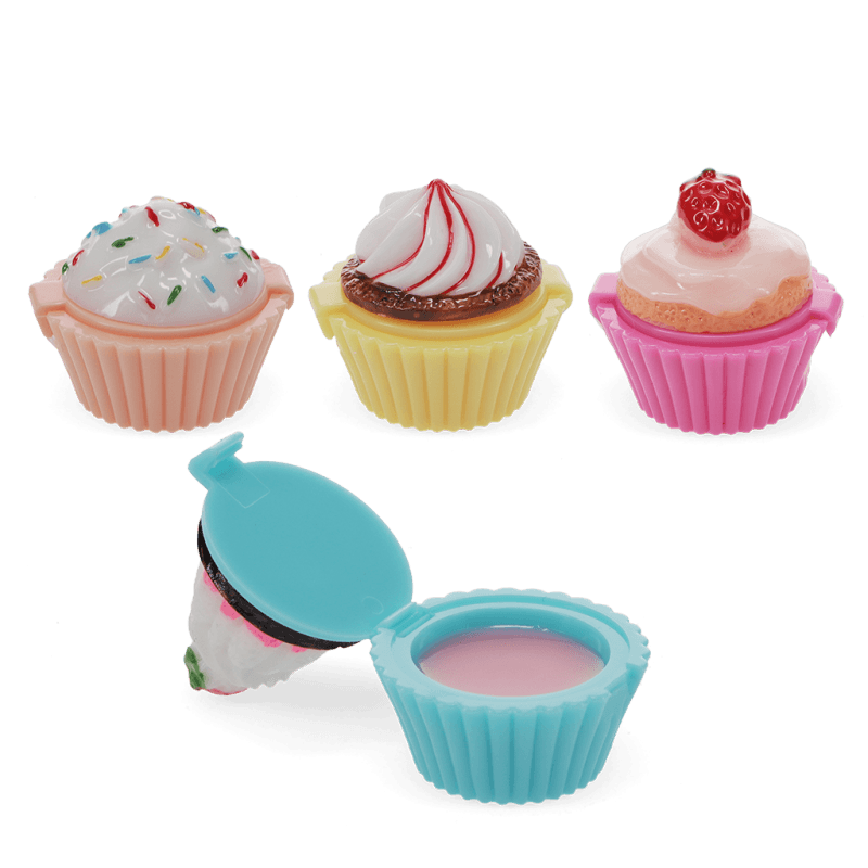 Mini Berry Scented Lip Balm - Cupcake