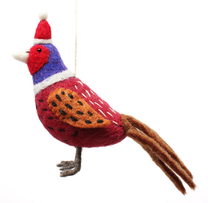 Pheasant Christmas Tree Decoration