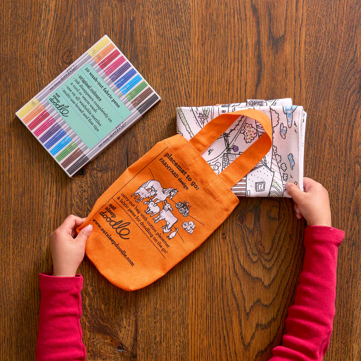 Farmyard Colouring Placemat