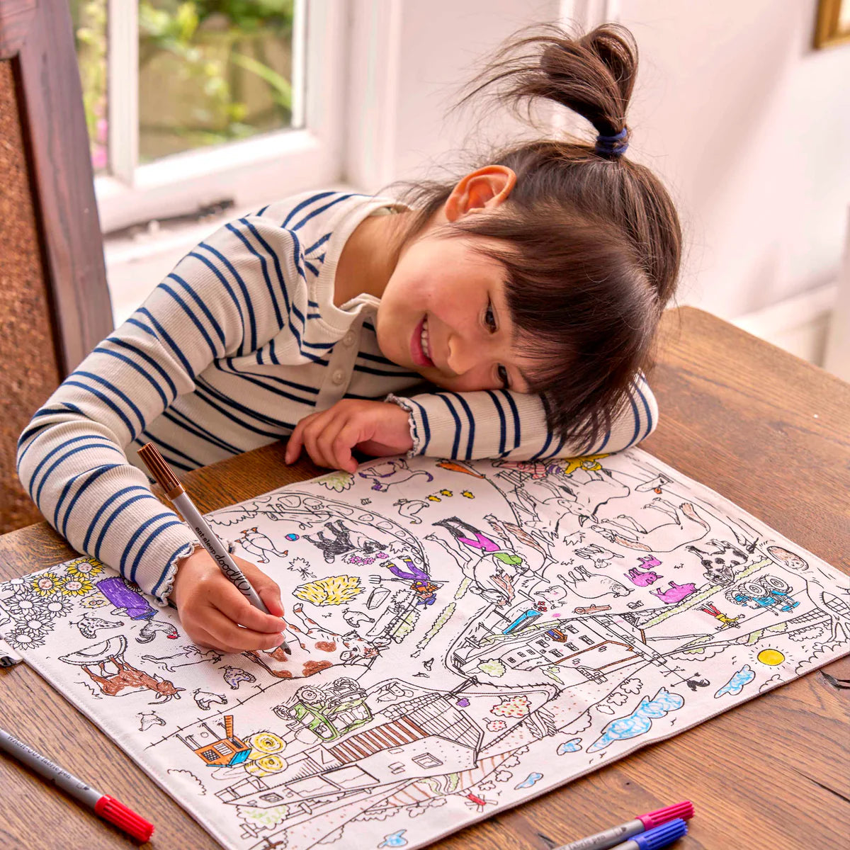 Farmyard Colouring Placemat
