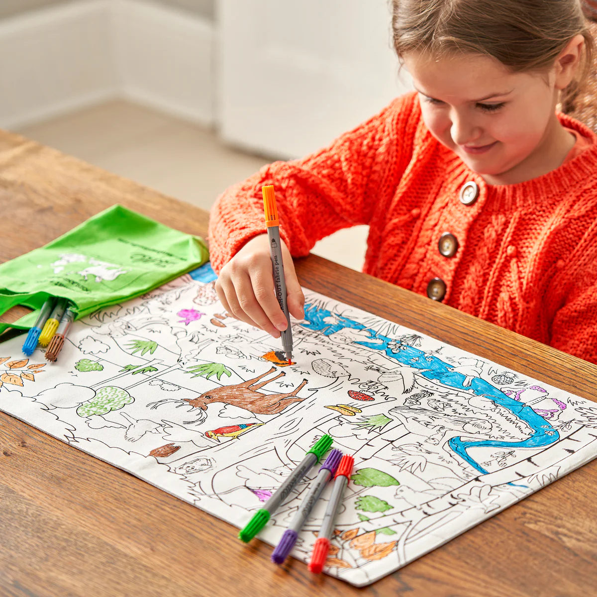Woodland Colouring Placemat