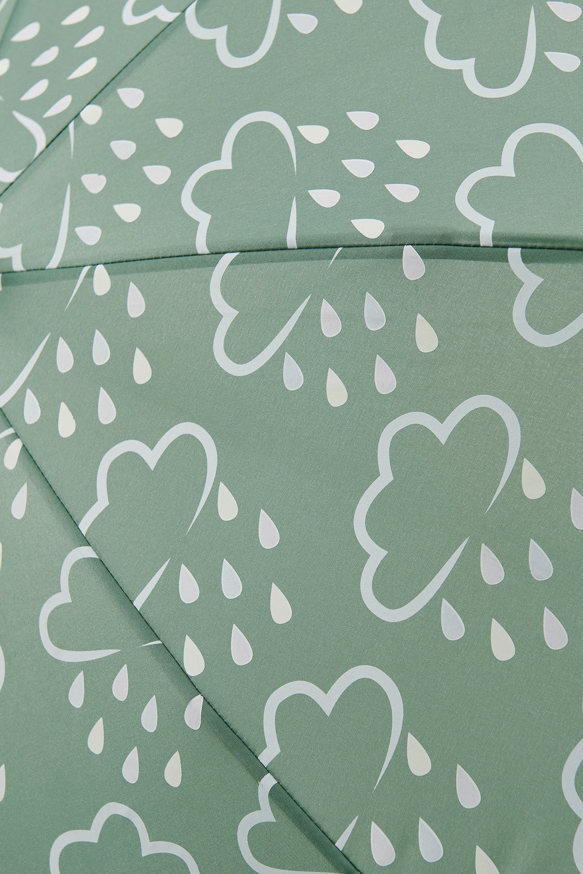 Colour Revealing Kids Umbrella - Khaki Green
