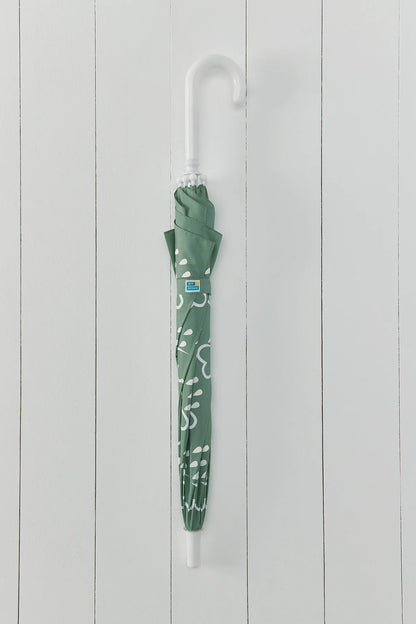 Colour Revealing Kids Umbrella - Khaki Green