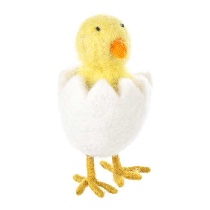Handmade Felt Standing Easter Chick