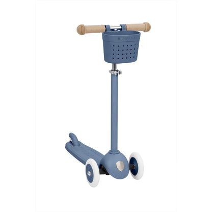 Banwood Eco Scooter and Basket - Deep Sea