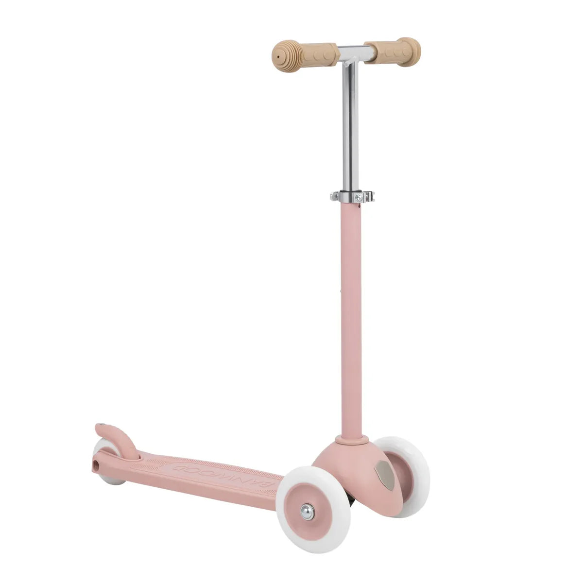 Banwood Eco Scooter and Basket - Dusty Rose