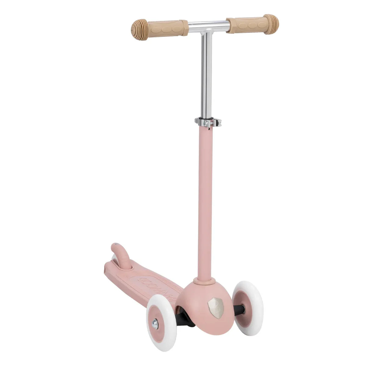 Banwood Eco Scooter and Basket - Dusty Rose