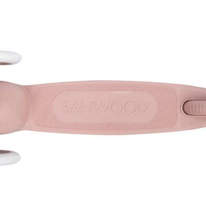 Banwood Eco Scooter and Basket - Dusty Rose