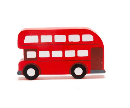 Wooden London Bus Toy - Fair Trade