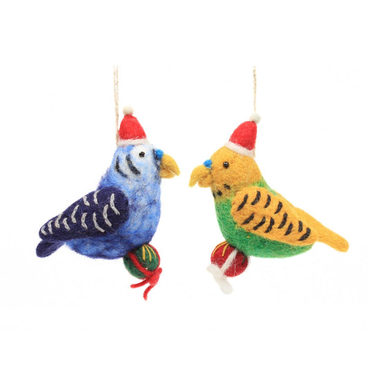 Budgie Christmas Tree Decoration