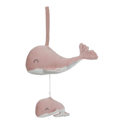 A musical pink whale that sings a lullaby from Little Dutch
